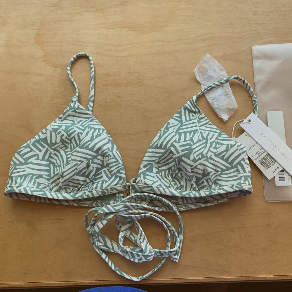 Signature Jonathan Harlen Bikini Top  SIMKHAI  NWT Size L